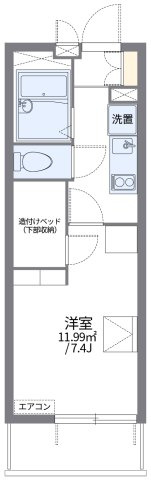 レオパレスＹＯＳＨＩＫＯの間取り|代表的な間取のため実際の間取とは異なる場合があります