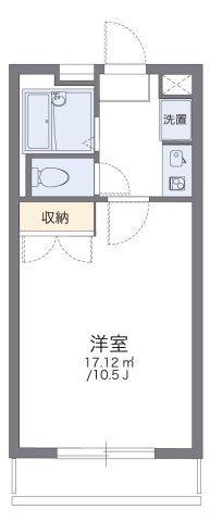レオパレスＩＺＵＭＩの間取り|代表的な間取のため実際の間取とは異なる場合があります