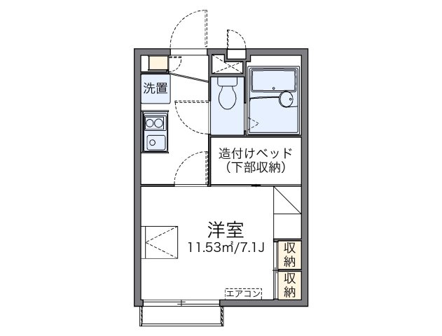 レオパレス湯島セカンドの間取り
