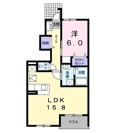 グレイス・パークＡの間取り