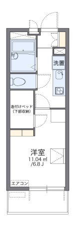 レオパレス神無月の間取り