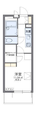 レオパレスＦｕｋａｓｉｏｎ五香の間取り