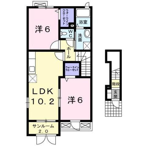 【間取り】 | フィオレンテＣ