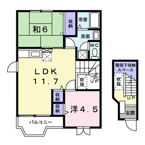 ジョイフルポート岡Ｃの間取り
