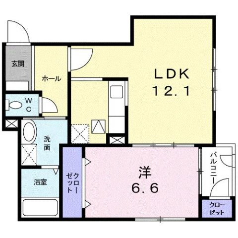 パラッツオわたなべの間取り