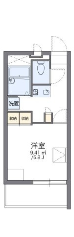 レオパレス楠２の間取り
