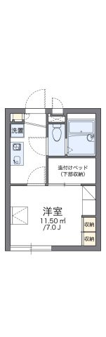 レオパレスイベリスの間取り