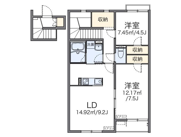 レオネクストペリドⅠの間取り