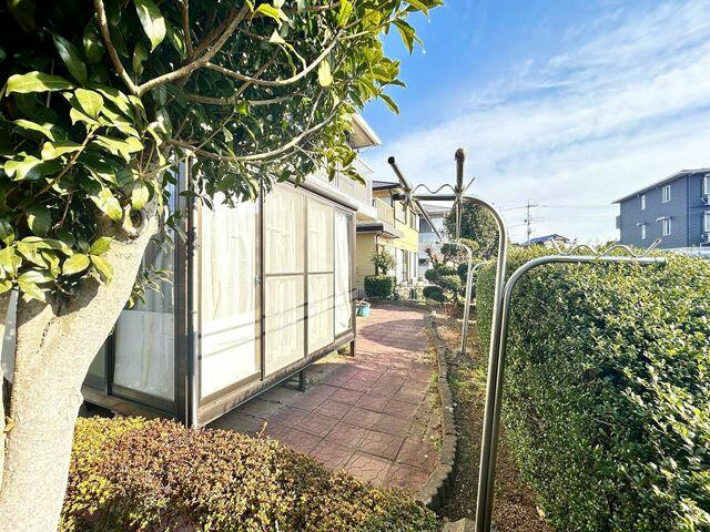 宇都宮市鶴田町　4ＳＤＫ　中古住宅の庭