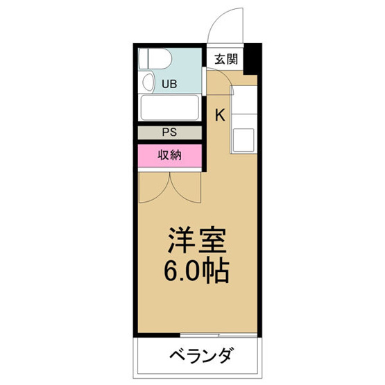【間取り】 | ニッシンハイツ万代