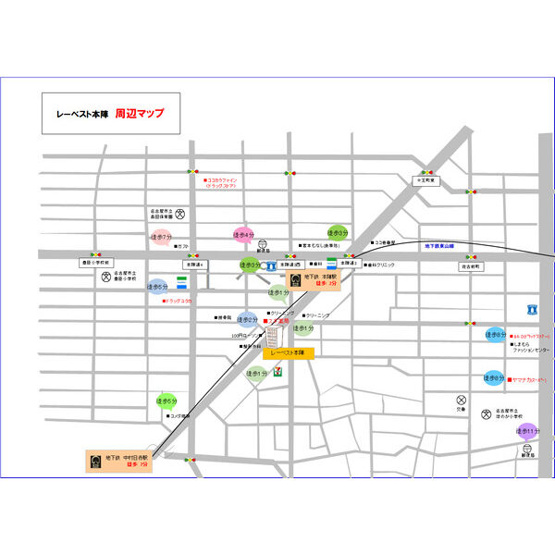 【地図】 | CITY SPIRE 名古屋本陣