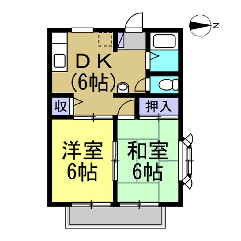 サンビレッジタケウチの間取り
