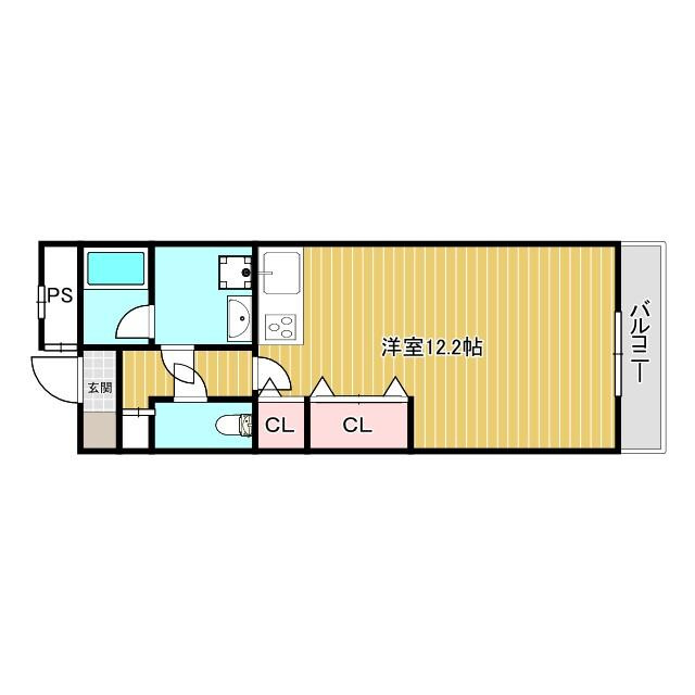 ステーションハイツ南茨木の間取り