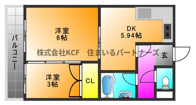 フラワーガーデンの間取り