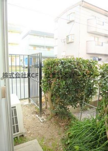 タカシマハイツCの庭|お庭で自由な時間を過ごせます