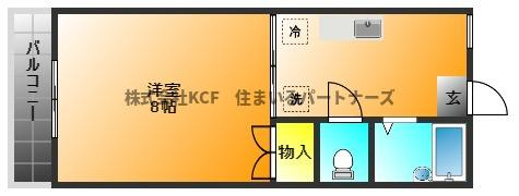タカシマハイツCの間取り