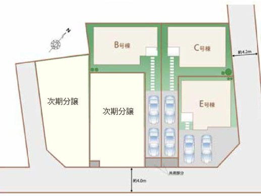 入間市小谷田1丁目　新築戸建　ハートフルタウンの区画図