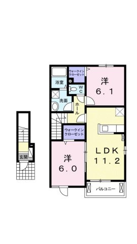 【間取り】 | ルーナ・Ａｉ　Ⅰ