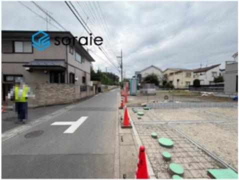 入間市小谷田1丁目　新築戸建　ハートフルタウンの前面道路含む現地写真|10/13　撮影