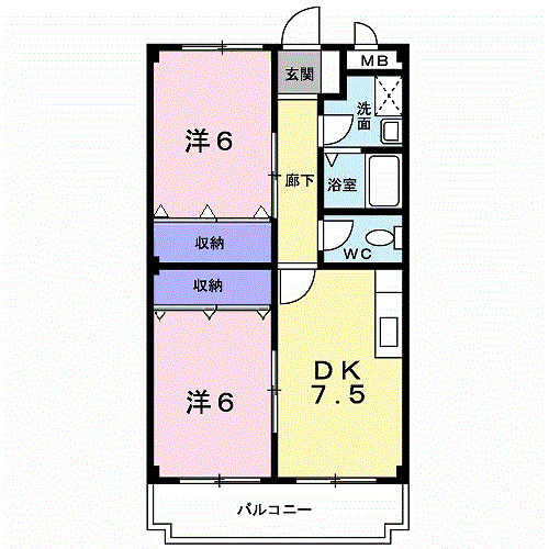 プラテアＭの間取り