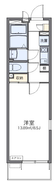 レオネクストひまわりの間取り
