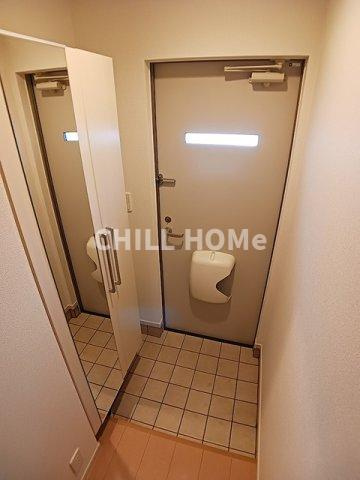 アリエッタⅠの玄関|当社、チルホームのHPもご覧ください(^^)/物件情報多数♪
