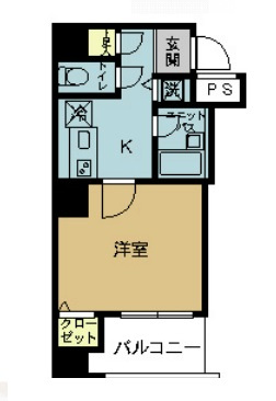スカイコート銀座東壱番館の間取り