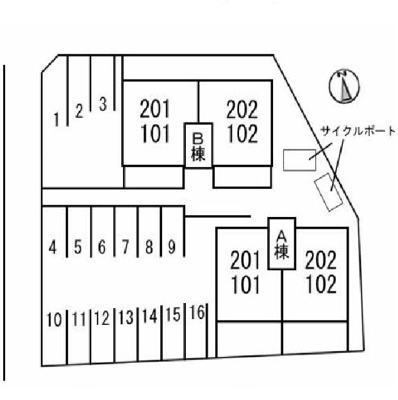 【区画図】 | レフィナード　A棟