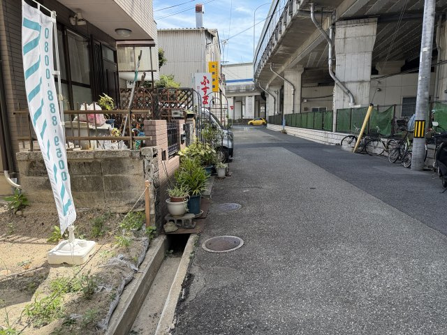 【ヴィレッタの杜】上甲子園五丁目Ａ　建築条件付き土地の前面道路含む現地写真|前面道路含む現地写真です