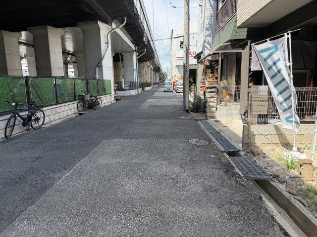 【ヴィレッタの杜】上甲子園五丁目Ａ　建築条件付き土地の前面道路含む現地写真|前面道路含む現地写真です