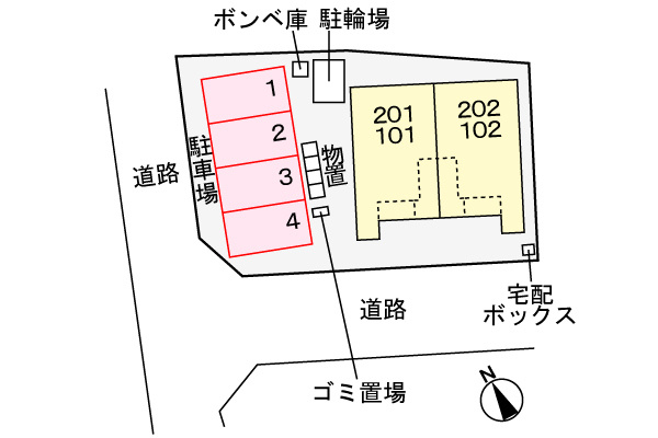 ル・フランⅠの区画図