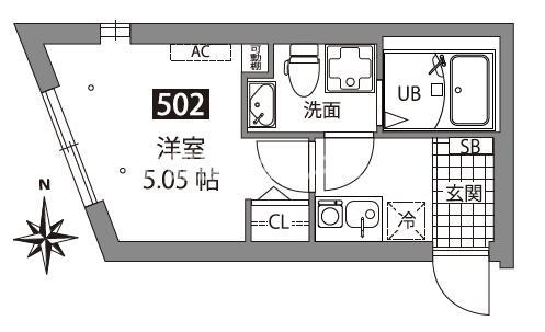 (仮称）板橋1丁目PJ共同住宅【おとり物件なし】#学生・社会人にオススメ！初期費用分割払いOK！の間取り|間取り図