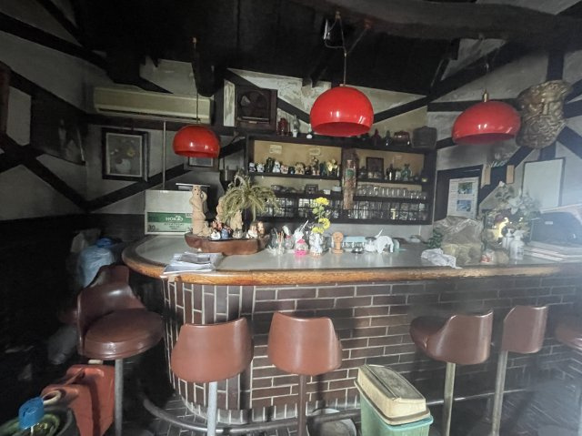 津山市田町　貸店舗　喫茶みまつ跡の内装