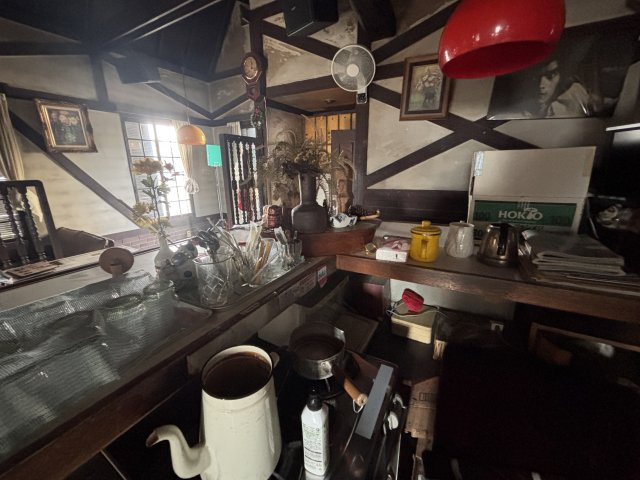 津山市田町　貸店舗　喫茶みまつ跡の内装