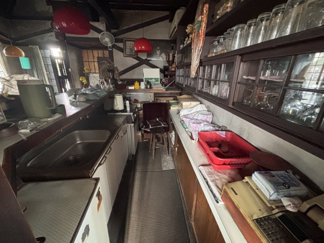 津山市田町　貸店舗　喫茶みまつ跡のキッチン|カウンター内