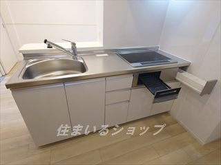 ザ　マヨン　Ⅰのキッチン|浄水器一体型シャワー水栓
