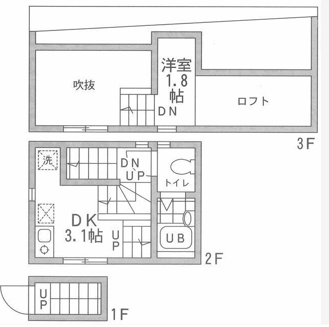 ヴィラ仲六郷の間取り|間取り
