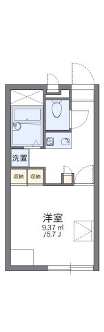 レオパレスグレースの間取り