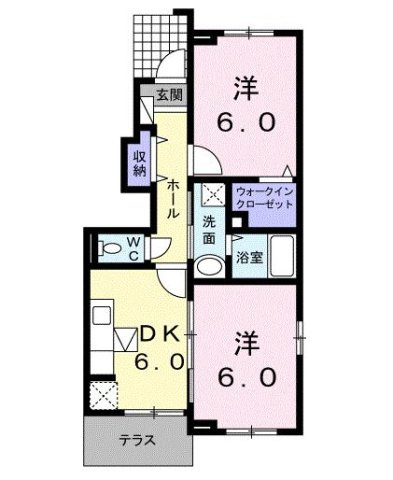 はなみずき　Ａの間取り