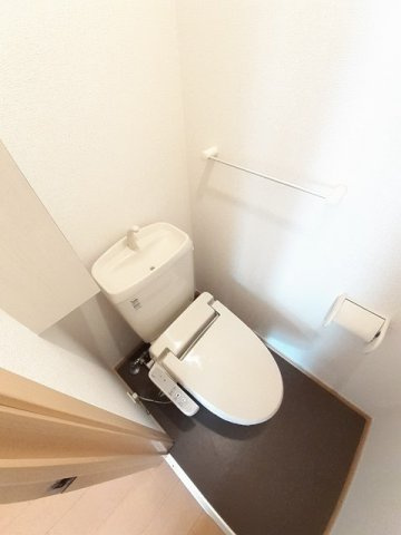 グレースフル　Ｂのトイレ|トイレもきれいです