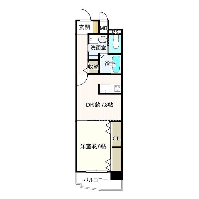 朝日プラザ大和町の間取り