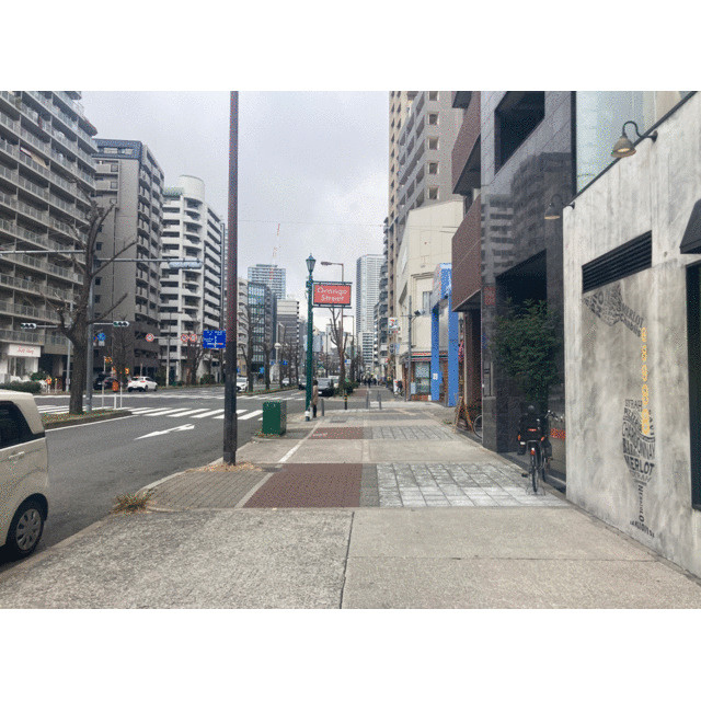 大阪市西区南堀江１丁目の店舗事務所の駐車場