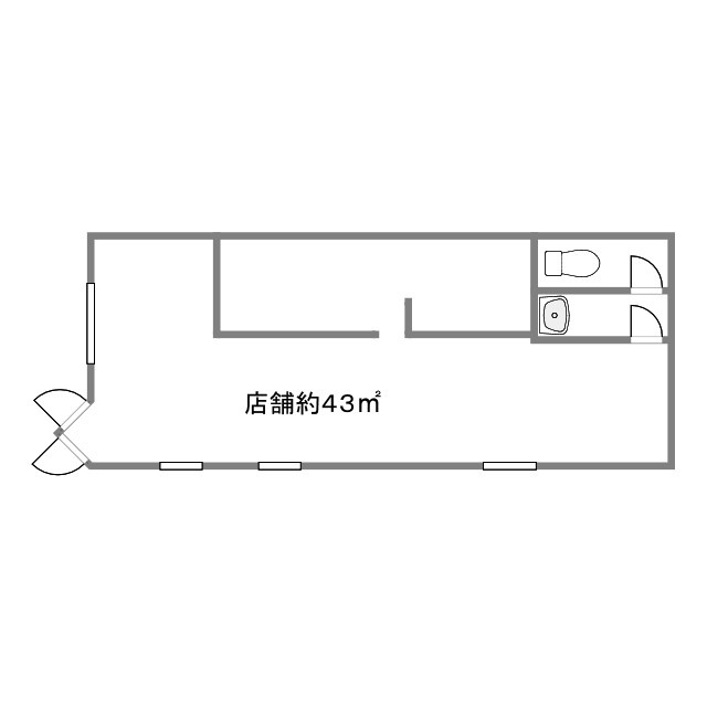 コーポミツワの間取り