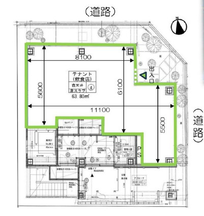 白樺　七重1階の間取り