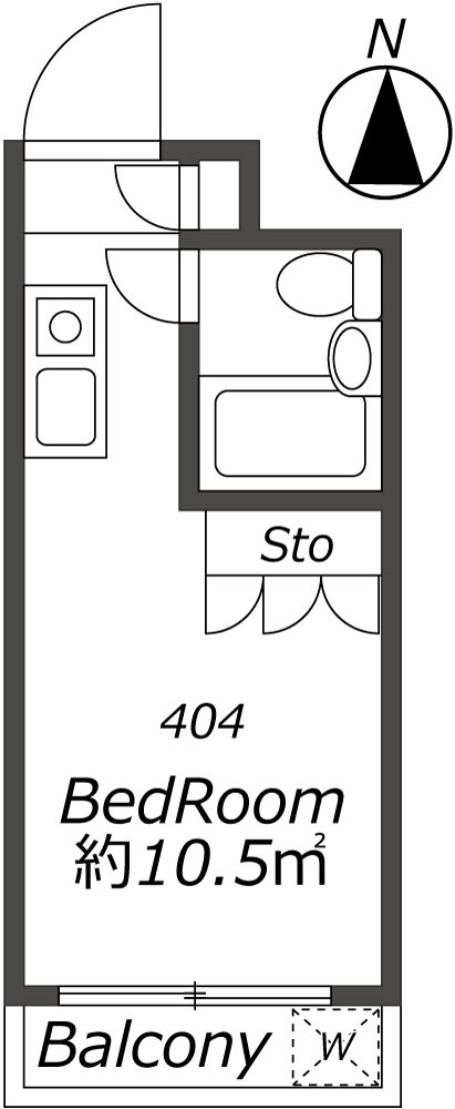 AP1591 メゾン・ド・ラビヤル 404の間取り|




