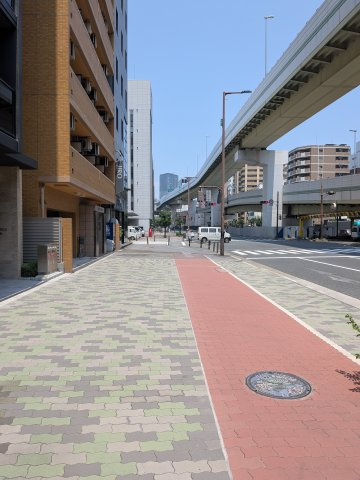 大阪市西区新町４丁目の事務所の周辺