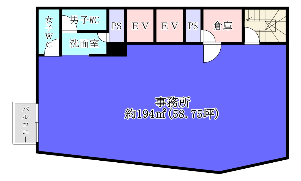 大阪市西区新町４丁目の事務所