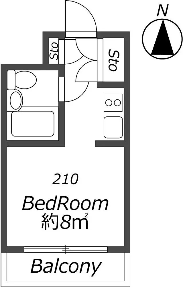 AP787 メゾン・ド・セプトル 210の間取り|



