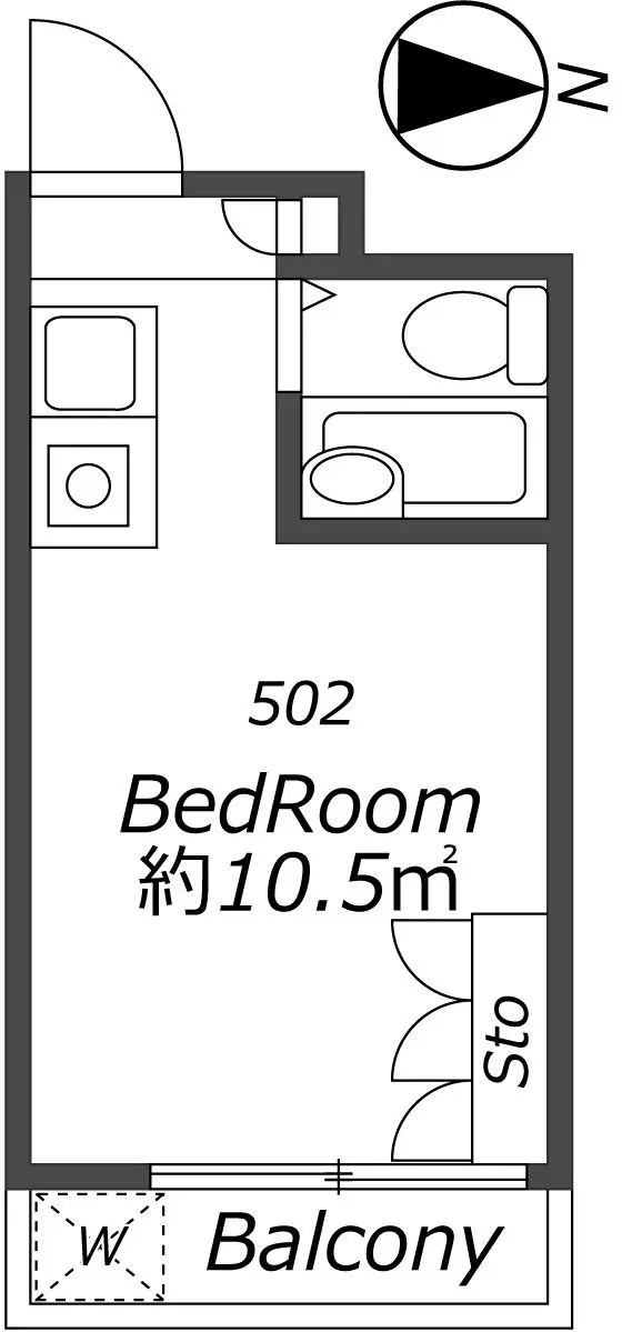 AP783 メゾン・ド・ジョワ 502の間取り|



