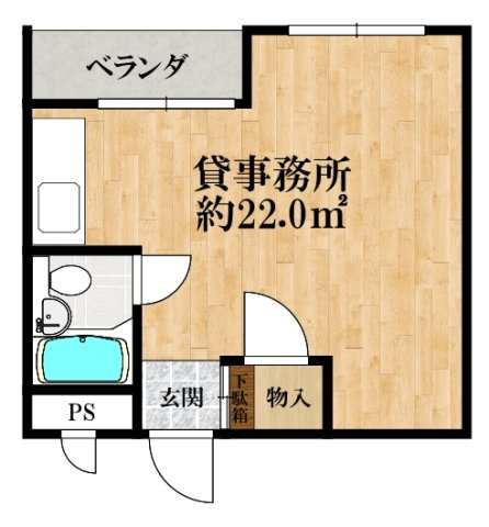 AKレジデンス2階の間取り